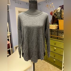 Gray soft long sleeve